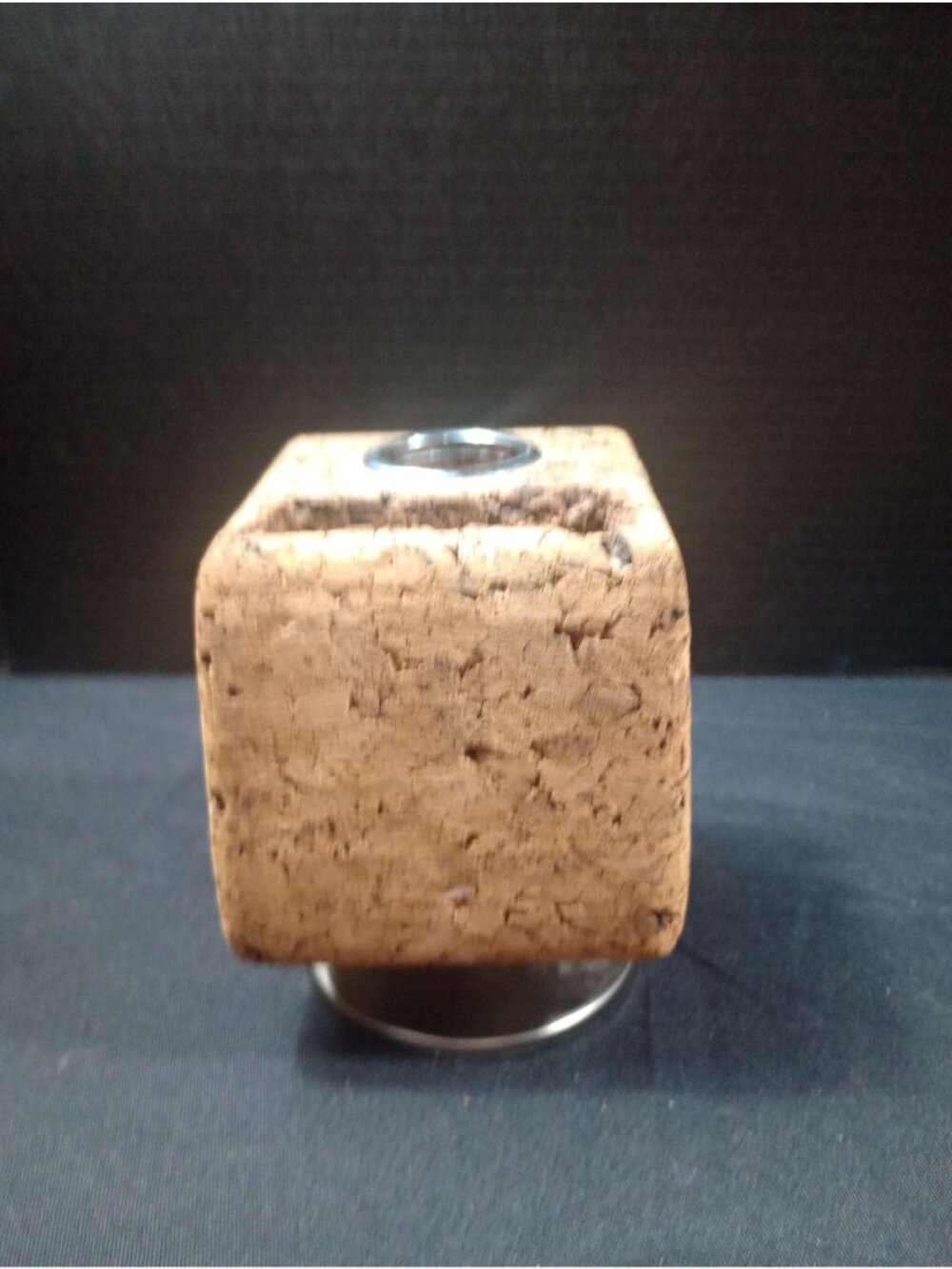 Vintage 1960s/1970s Park Sherman Cork and Chrome Organizer Caddy